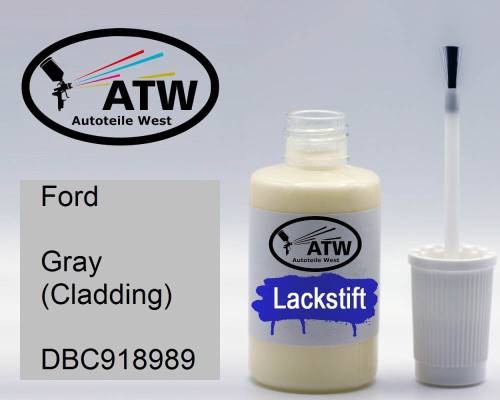 Ford, Gray (Cladding), DBC918989: 20ml Lackstift, von ATW Autoteile West.